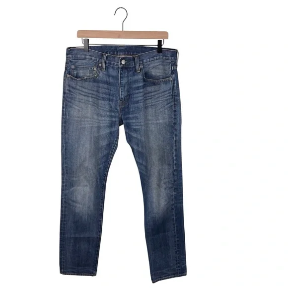 J. Crew Men's 484 Jeans Size W34 L34 Japanese Kaihara Denim 100% Cotton C9071 - Picture 1 of 11